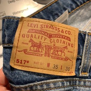 Levi’s Men’s 517 boot cut 35 x 30